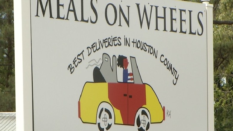 Meals on Wheels sign